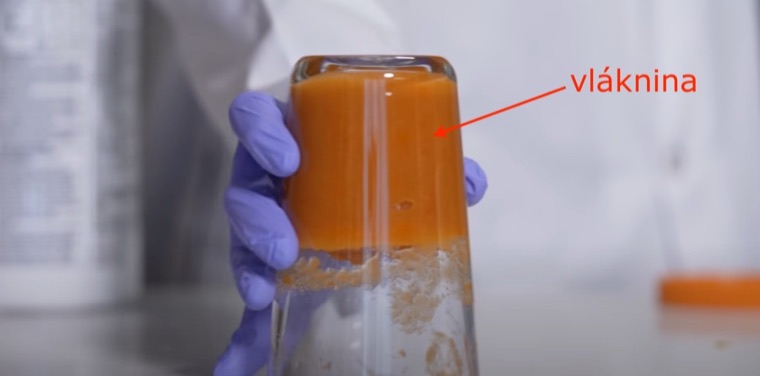 Fiber in a glass